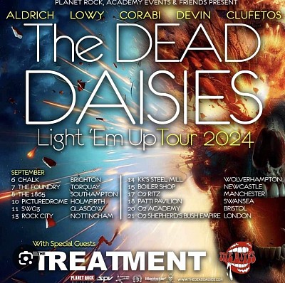 The Dead Daisies UK Tour