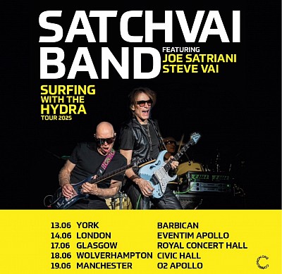 Satch Vai Band UK Tour 2025