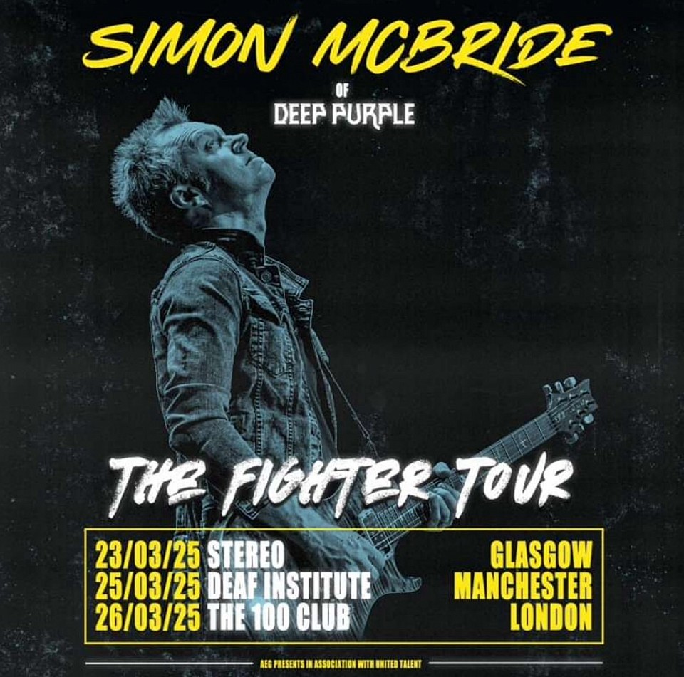 Simon McBride UK Tour 2025